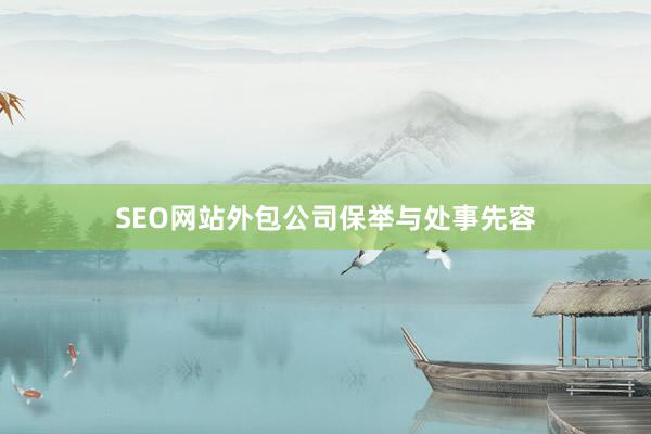 SEO网站外包公司保举与处事先容
